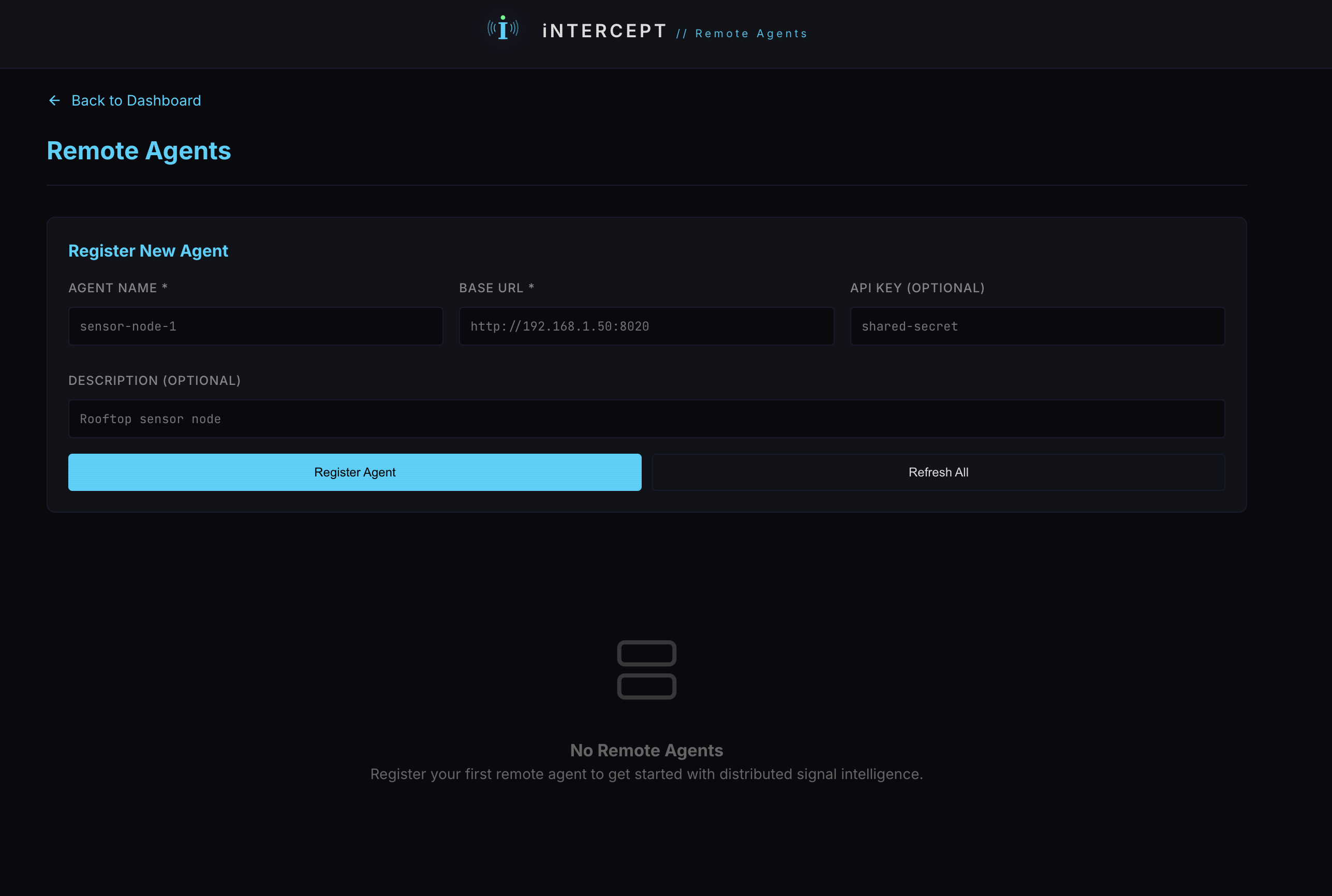Remote Agents Management